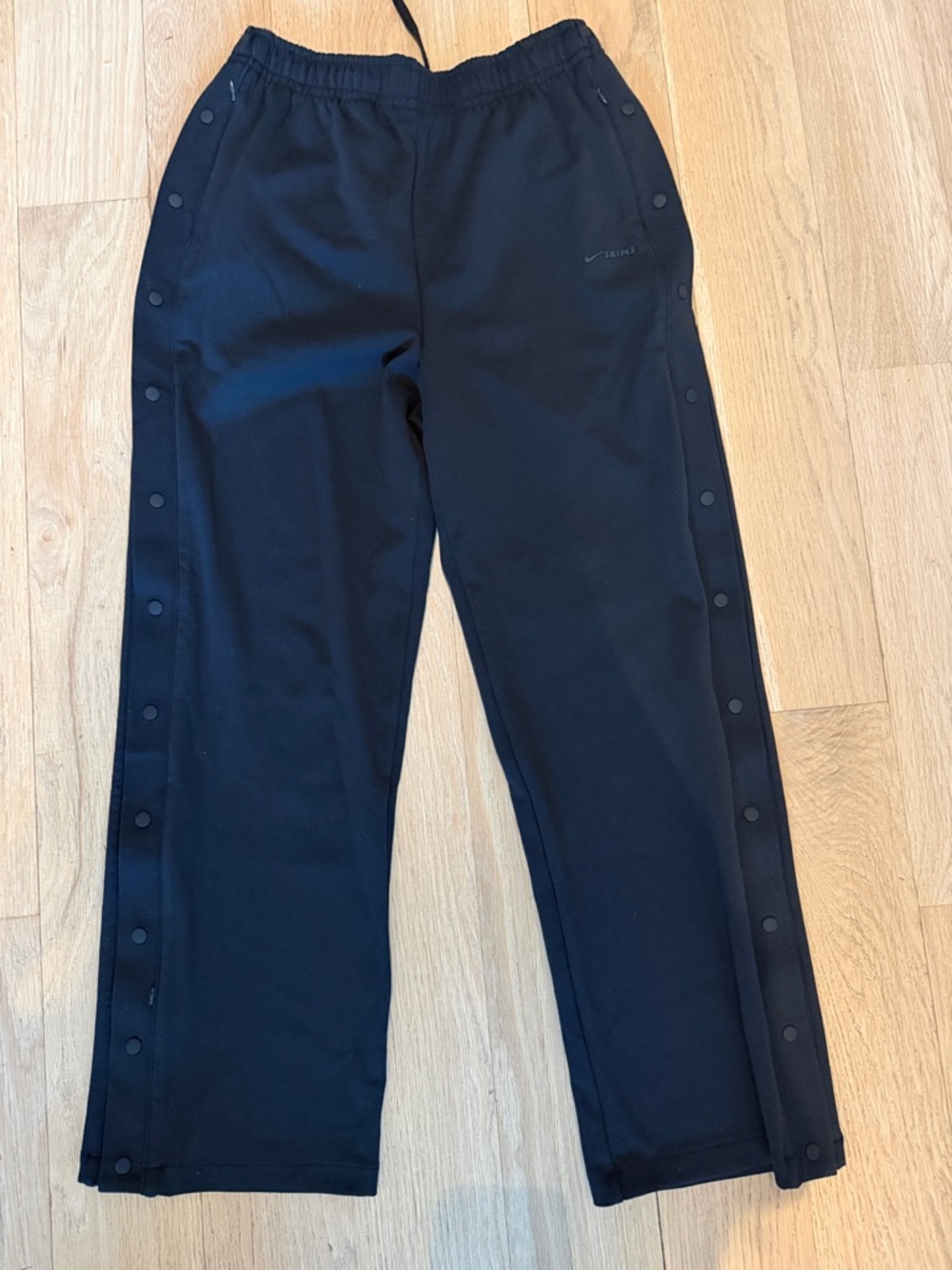 Nike x Skims Women’s Tearaway Black Snap-Side Joggers